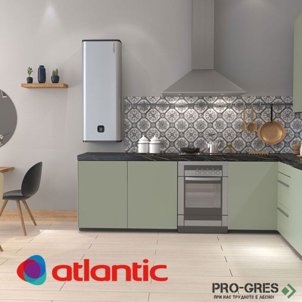 ПРОМО ПАКЕТ: Бойлер Vertigo Steatite Wi-Fi 100 Silver, 80 литра + Електрическа лира Crystal E-Chrome 300 W