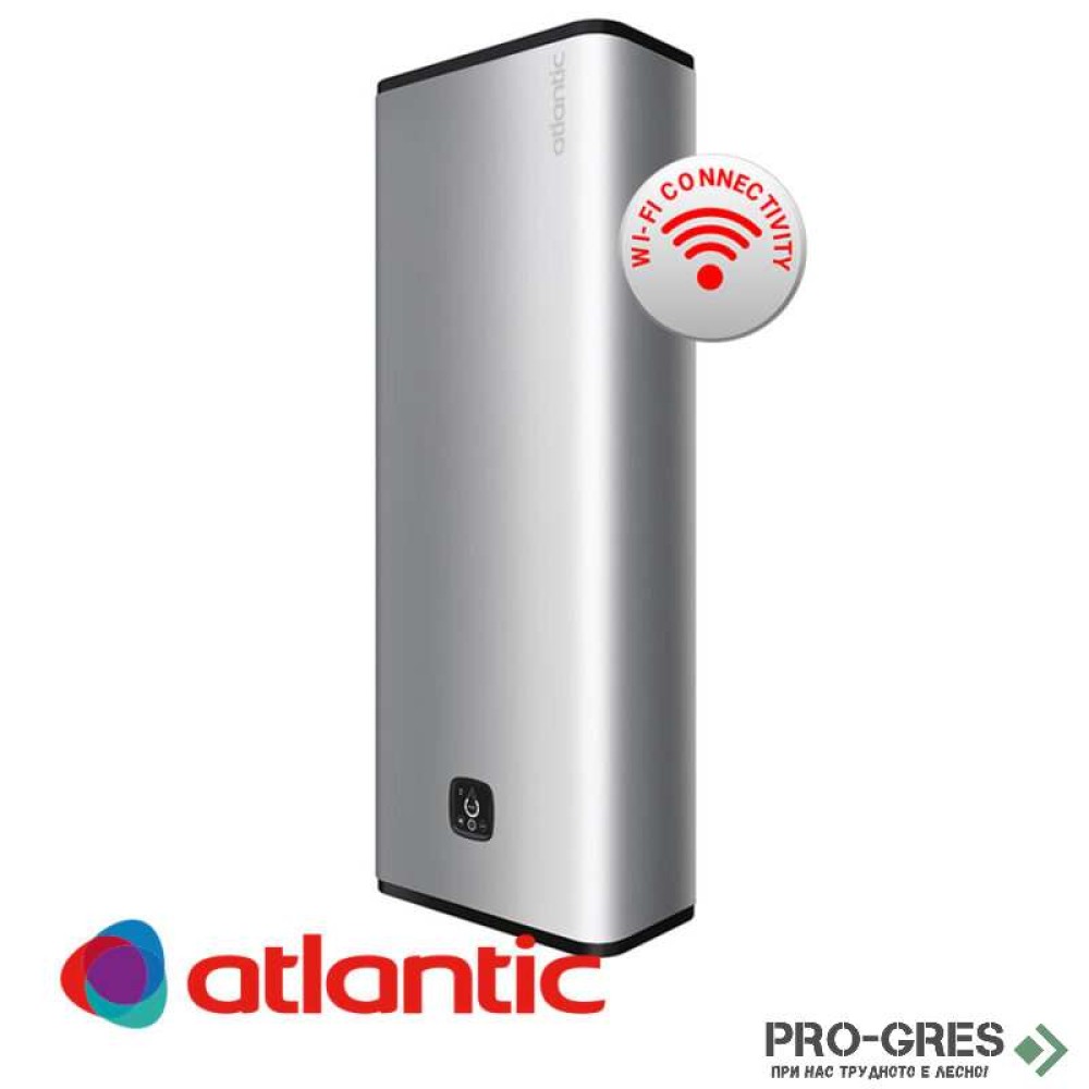 ПРОМО ПАКЕТ: Бойлер Vertigo Steatite Wi-Fi 100 Silver, 80 литра + Електрическа лира Crystal E-Chrome 300 W