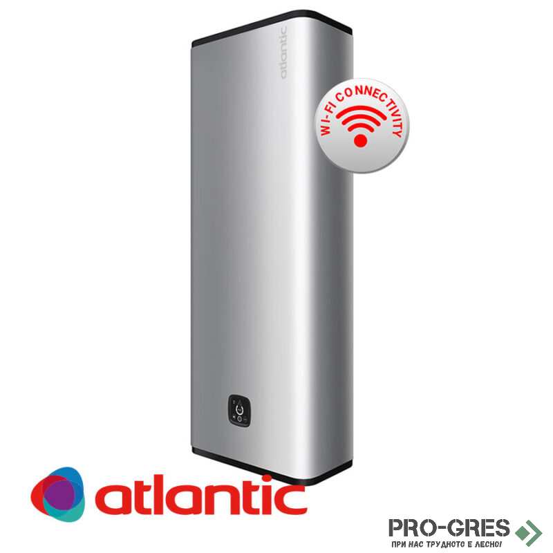 ПРОМО ПАКЕТ: Бойлер Vertigo Steatite Wi-Fi 100 Silver, 80 литра + Електрическа лира Crystal E-Chrome 300 W