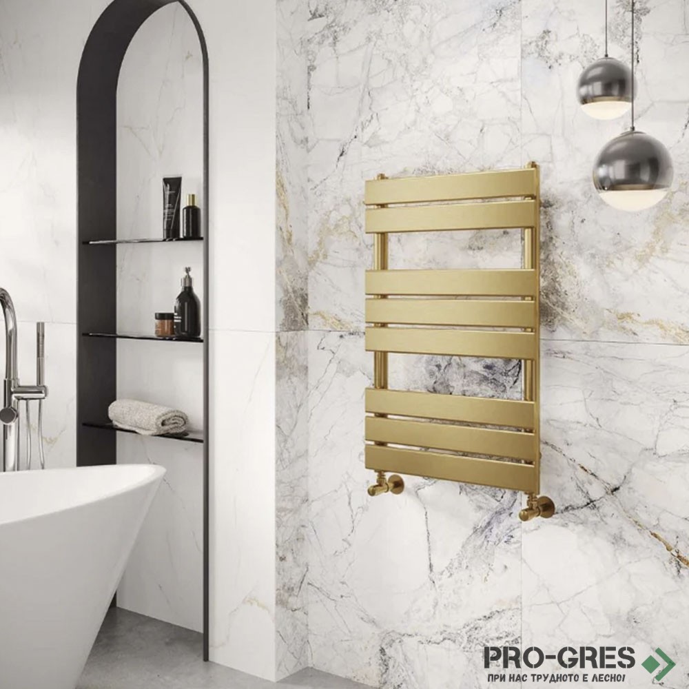 Лира за баня драскано злато STRAIGHT SB-Brass 299 W CITRINE