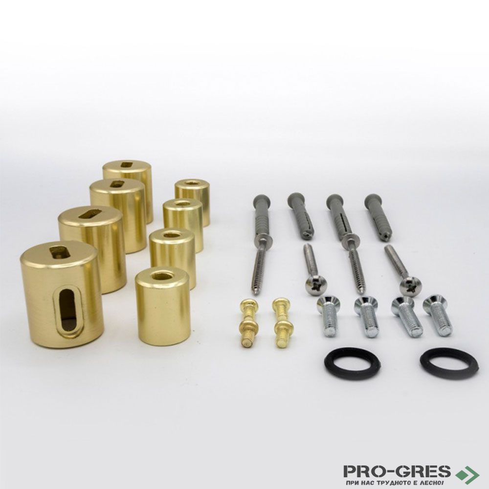 Лира за баня драскано злато STRAIGHT SB-Brass 299 W CITRINE