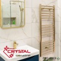 Лира за баня CORALLITE STRAIGHT SB-Brass 412 W, 1200×500 mm