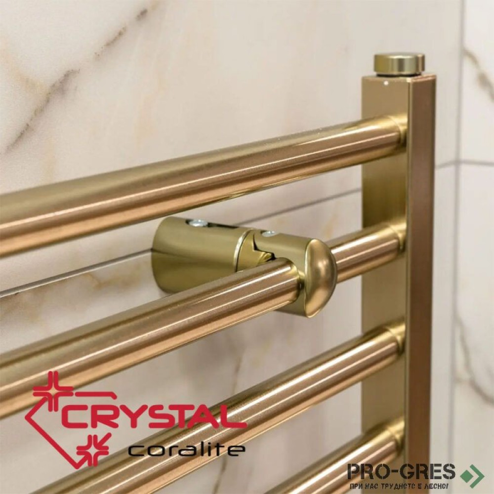 Лира за баня CORALLITE STRAIGHT SB-Brass 412 W, 1200×500 mm