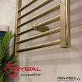 Лира за баня CORALLITE STRAIGHT SB-Brass 412 W, 1200×500 mm