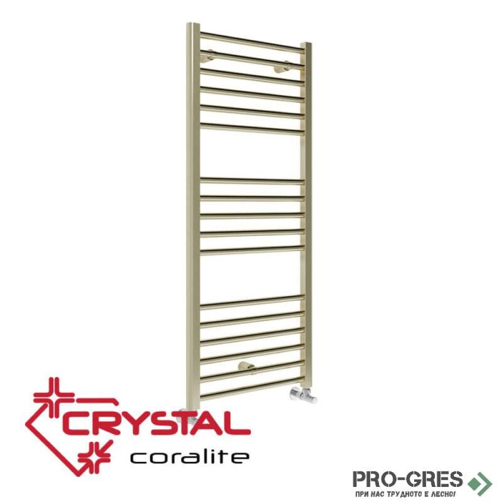 Лира за баня CORALLITE STRAIGHT SB-Brass 412 W, 1200×500 mm