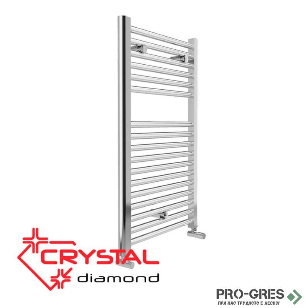 Лира за баня Crystal DIAMOND STRAIGHT CHROME 291 W, 803×500 mm