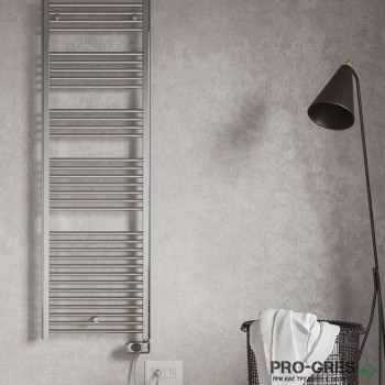Електрическа лира за баня Crystal E-CHROME 450 W, 1375×480 mm