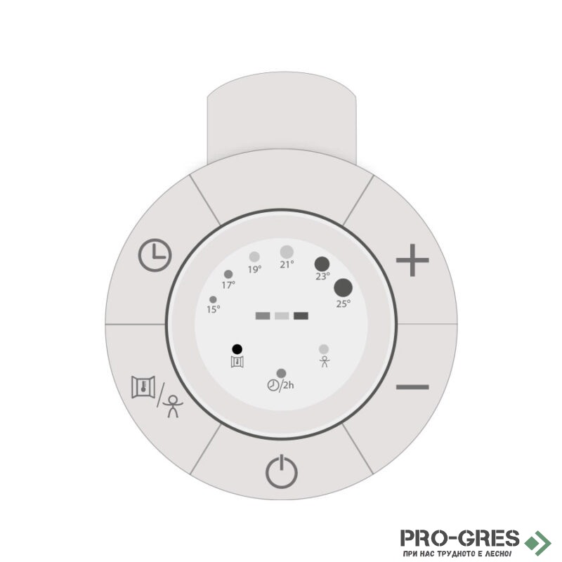 Електрическа лира за баня Crystal E-Pearl 300 W White