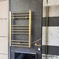 Лира за баня 80х50см драскано злато Crystal  STRAIGHT SB-Brass CORALLITE