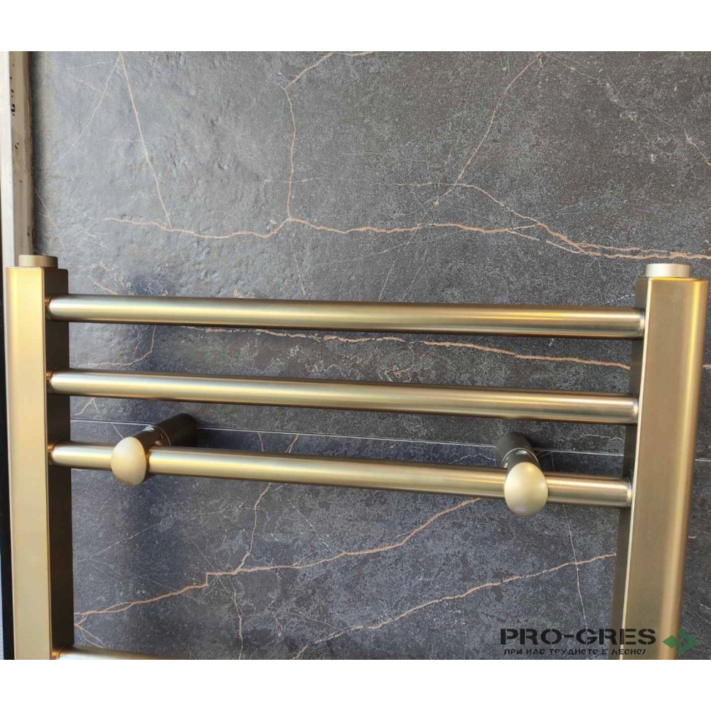 Лира за баня 80х50см драскано злато Crystal  STRAIGHT SB-Brass CORALLITE