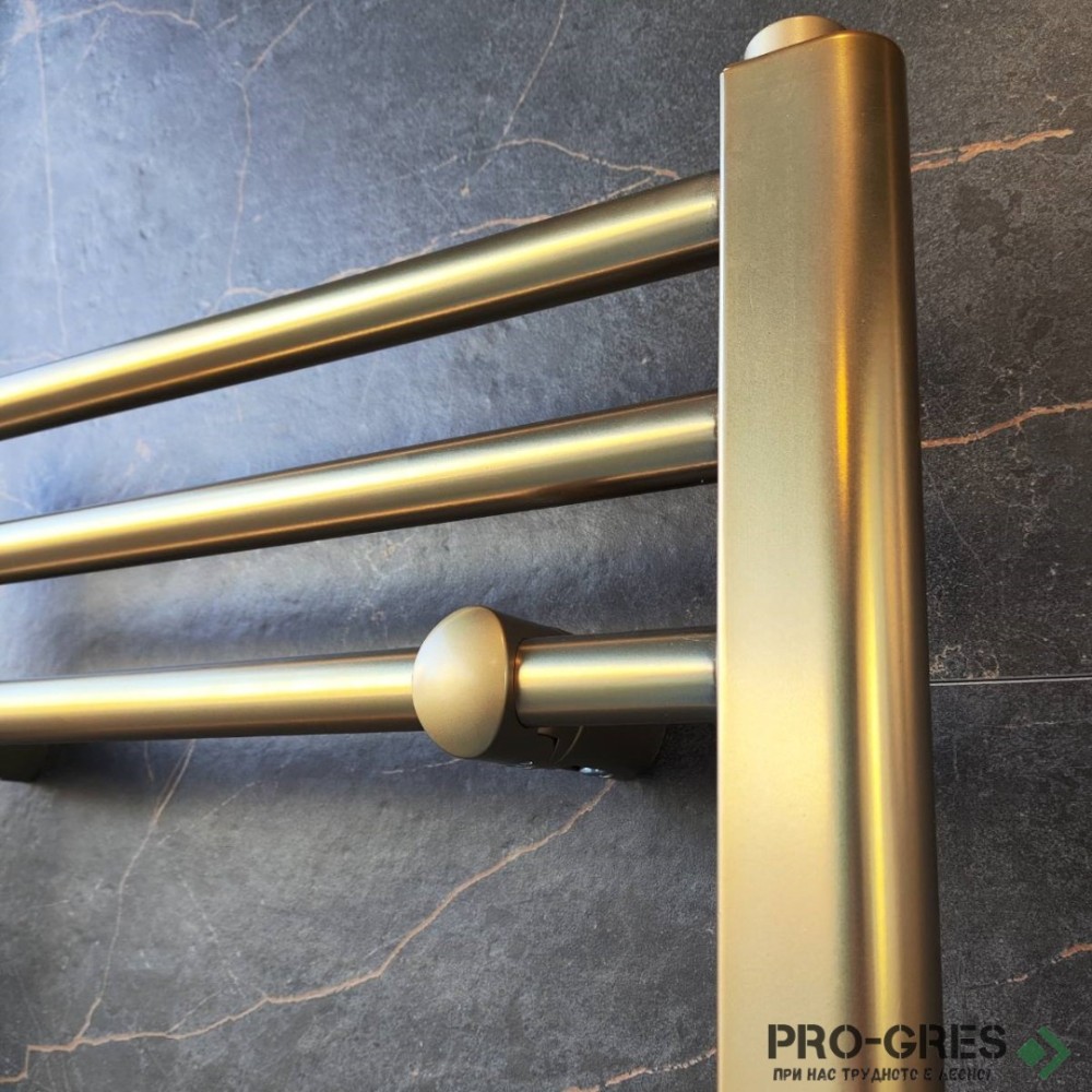Лира за баня 80х50см драскано злато Crystal  STRAIGHT SB-Brass CORALLITE