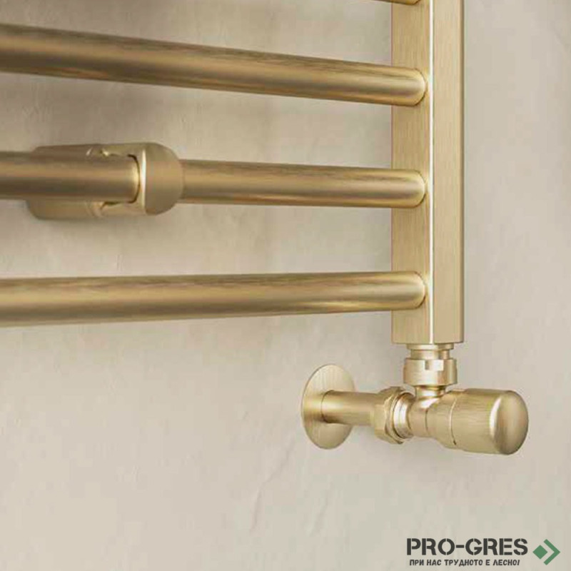 Комплект декоративни тръби и розетки за водна лира Цвят SB-Brass – матиран месинг, сатен