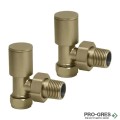 Комплект спирателни кранове за водна лира,Crystal SB-Brass