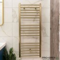 Лира за баня 80х50см драскано злато Crystal  STRAIGHT SB-Brass CORALLITE