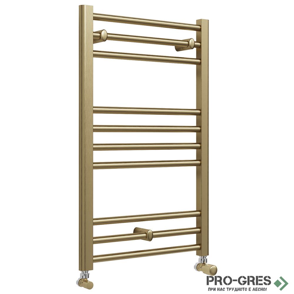 Лира за баня 80х50см драскано злато Crystal  STRAIGHT SB-Brass CORALLITE