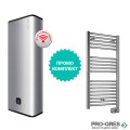 ПРОМО ПАКЕТ: Бойлер Vertigo Steatite Wi-Fi 50 Silver, 40 литра + Електрическа лира Crystal E-Chrome 300 W
