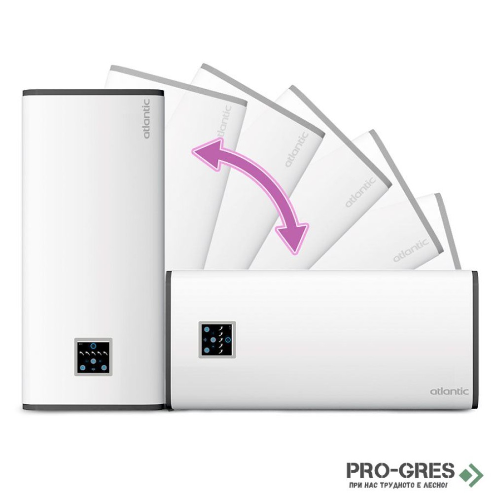 ПРОМО ПАКЕТ: Бойлер Vertigo Steatite Wi-Fi 50 Silver, 40 литра + Електрическа лира Crystal E-Chrome 300 W