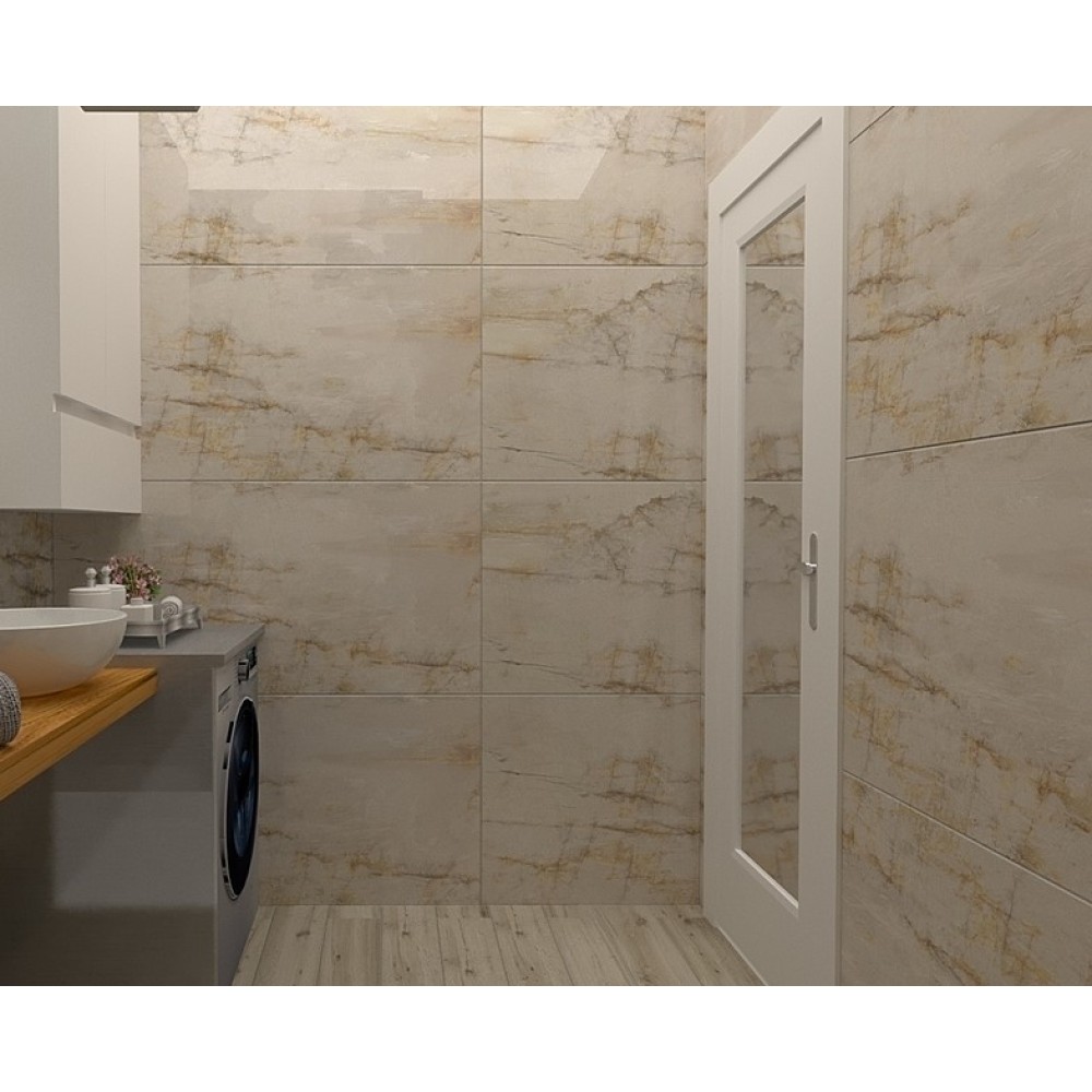 Гранитогрес  полиран 60x120 Decovita Deep Space Ivory