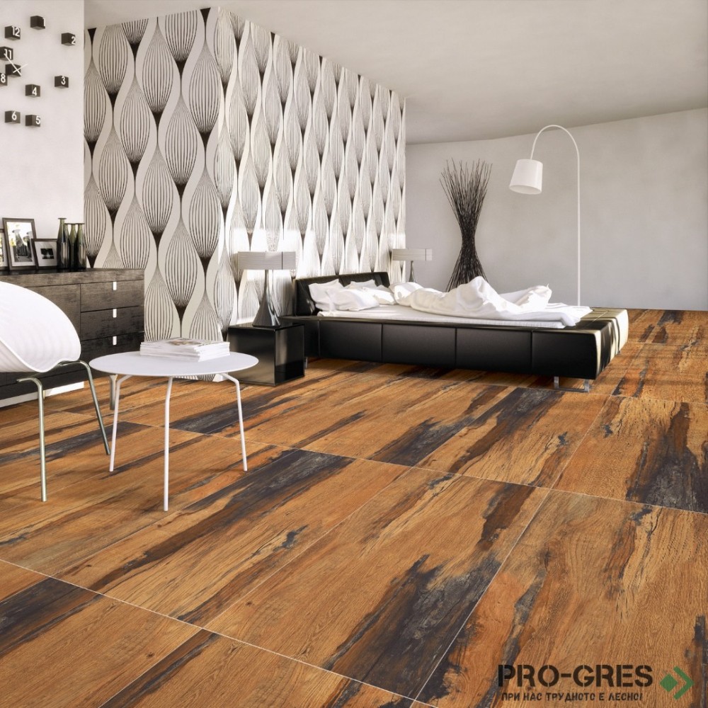 Гранитогрес  полиран 60x120 Decovita Deep Space Ivory
