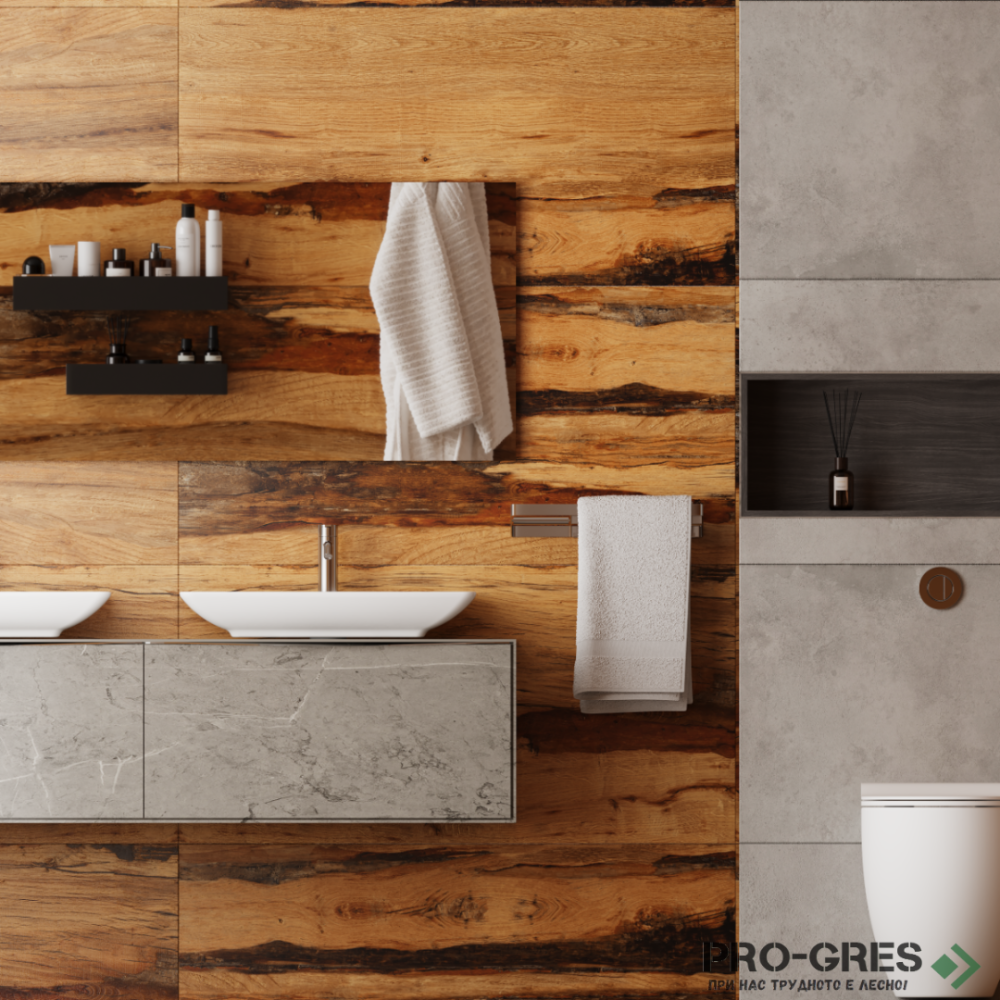 Гранитогрес  полиран 60x120 Decovita Deep Space Ivory