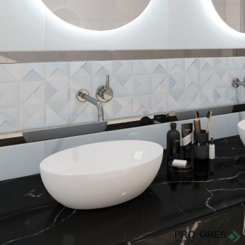 Плочки за баня Dual Gres Glam Blue 30×60 см