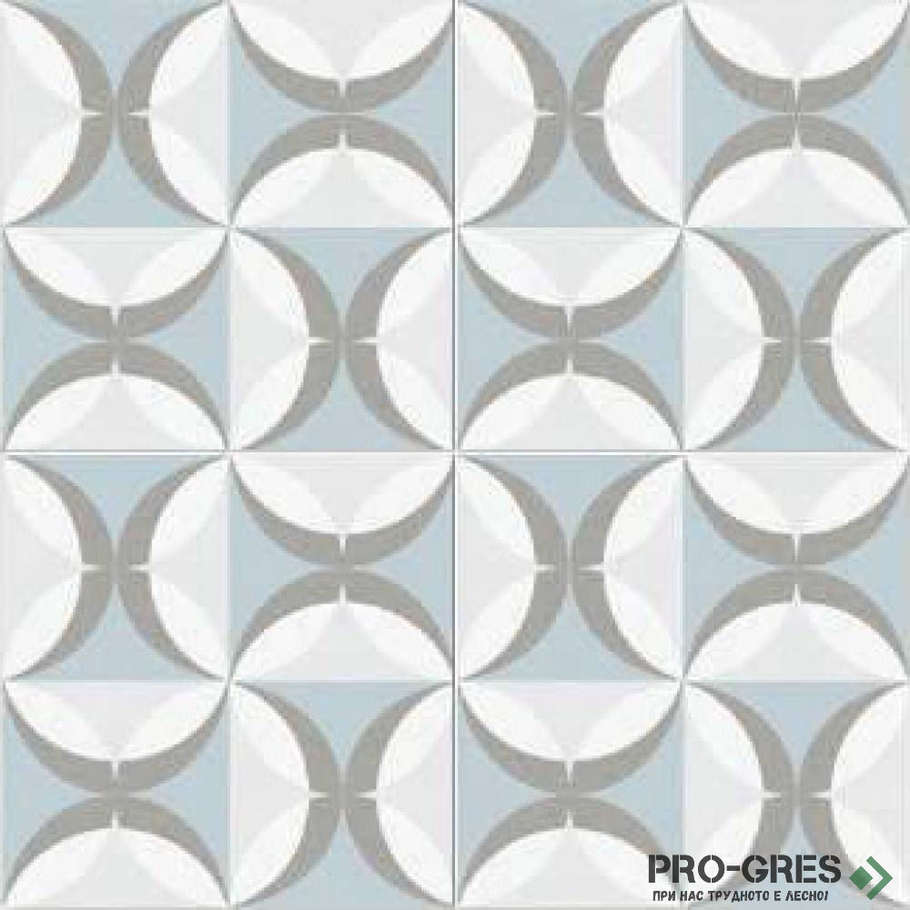 Подова плочка Hydraulics Narbonne Light Blue 45×45 см