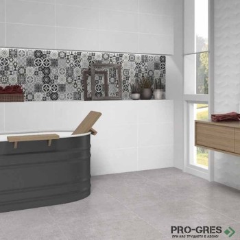 Плочки за баня Dual Gres White Luxe 30×60 см