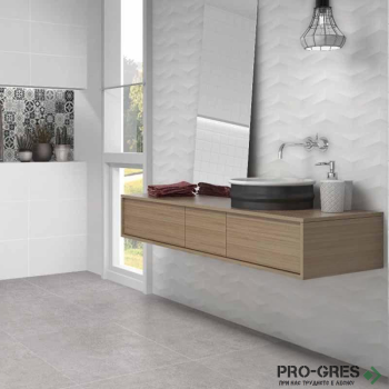 Плочки за баня Dual Gres White Luxe 30×60 см