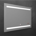 ОГЛЕДАЛО ЗА БАНЯ С LED ОСВЕТЛЕНИЕ,ТЪЧ СЕНЗОР,НАГРЕВАТЕЛ И ЧАСОВНИК, 140х70см ESPE 3019