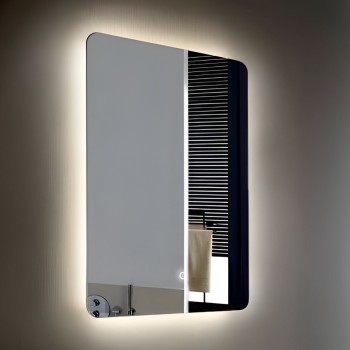Огледало за баня с LED осветление и нагревател 50х80см, ESPE 3046