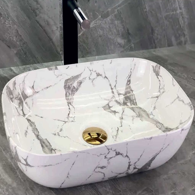 Мивка за баня,тип купа 45х33см ESPE 3109В