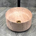 Мивка за баня, тип купа,розов гранит 37,5х37,5см ESPE 3212