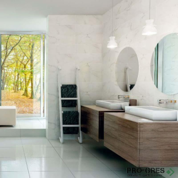 Плочки за баня Ecoceramic Calacatta 25×70 см