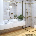 Плочки за баня Ecoceramic Casablanca Gold 30×90 см Плочки за баня Ecoceramic Casablanca Gold 30×90 см