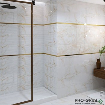 Плочки за баня Ecoceramic Essential Gold 25×70 см