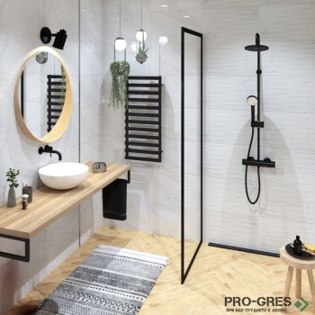 Плочки за баня Ecoceramic Essential White 33.3×55 см