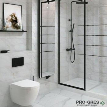 Плочки за баня Ecoceramic Essential White 25×70  см