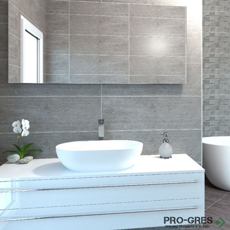 Плочки за баня Ecoceramic Manchester Grafito 30×90 см Плочки за баня Ecoceramic Manchester Grafito 30×90 см