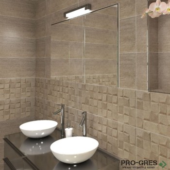 Плочки за баня Ecoceramic Manchester Taupe 30×90 см