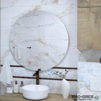 Плочки за баня Ecoceramic Marshall Gold 30×90 см