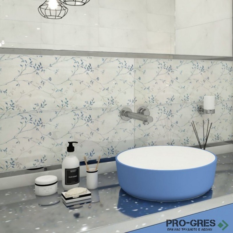 Плочки за баня Ecoceramic Mirage Cold 25×70 см Плочки за баня Ecoceramic Mirage Cold 25×70 см