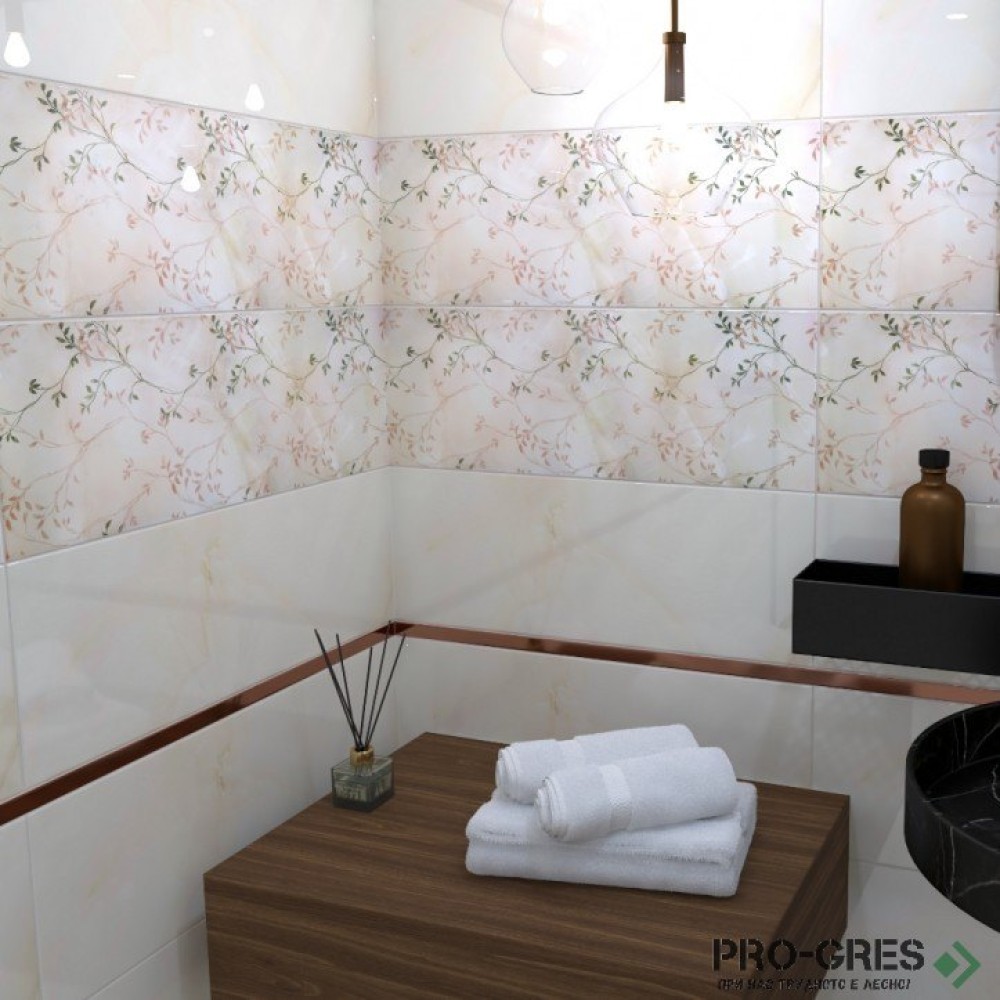 Плочки за баня Ecoceramic Mirage Warm 25×70 см Плочки за баня Ecoceramic Mirage Warm 25×70 см