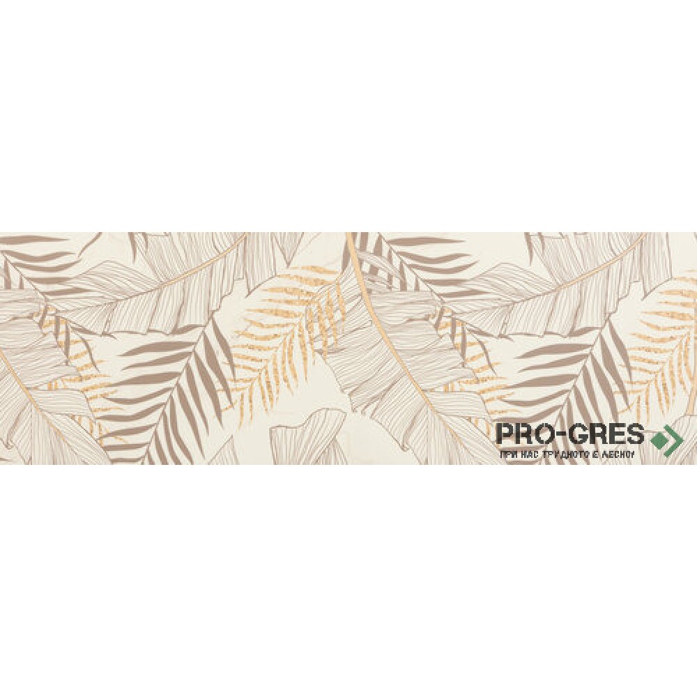 Фаянс Amposta Decor Hojas Gold 30×90 см
