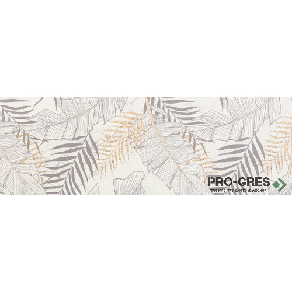 Фаянс Amposta Decor Hojas Silver 30×90 см