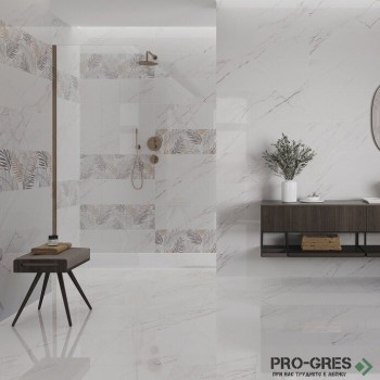 Плочки за баня El Molino Amposta Silver 30×90 см