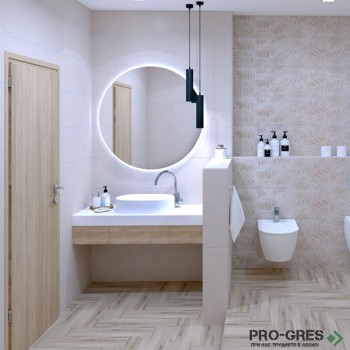 Плочки за баня El Molino Palmeto Bone 30×90 см