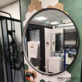 LED огледало с черна рамка и нагревател 80см Elsbanys Ibon