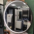 LED огледало с черна рамка и нагревател 80см Elsbanys Ibon