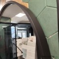 LED огледало с черна рамка и нагревател 80см Elsbanys Ibon