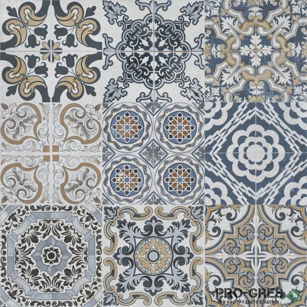 Гранитогрес матиран Emotion Energy Decor Blanco 60x60